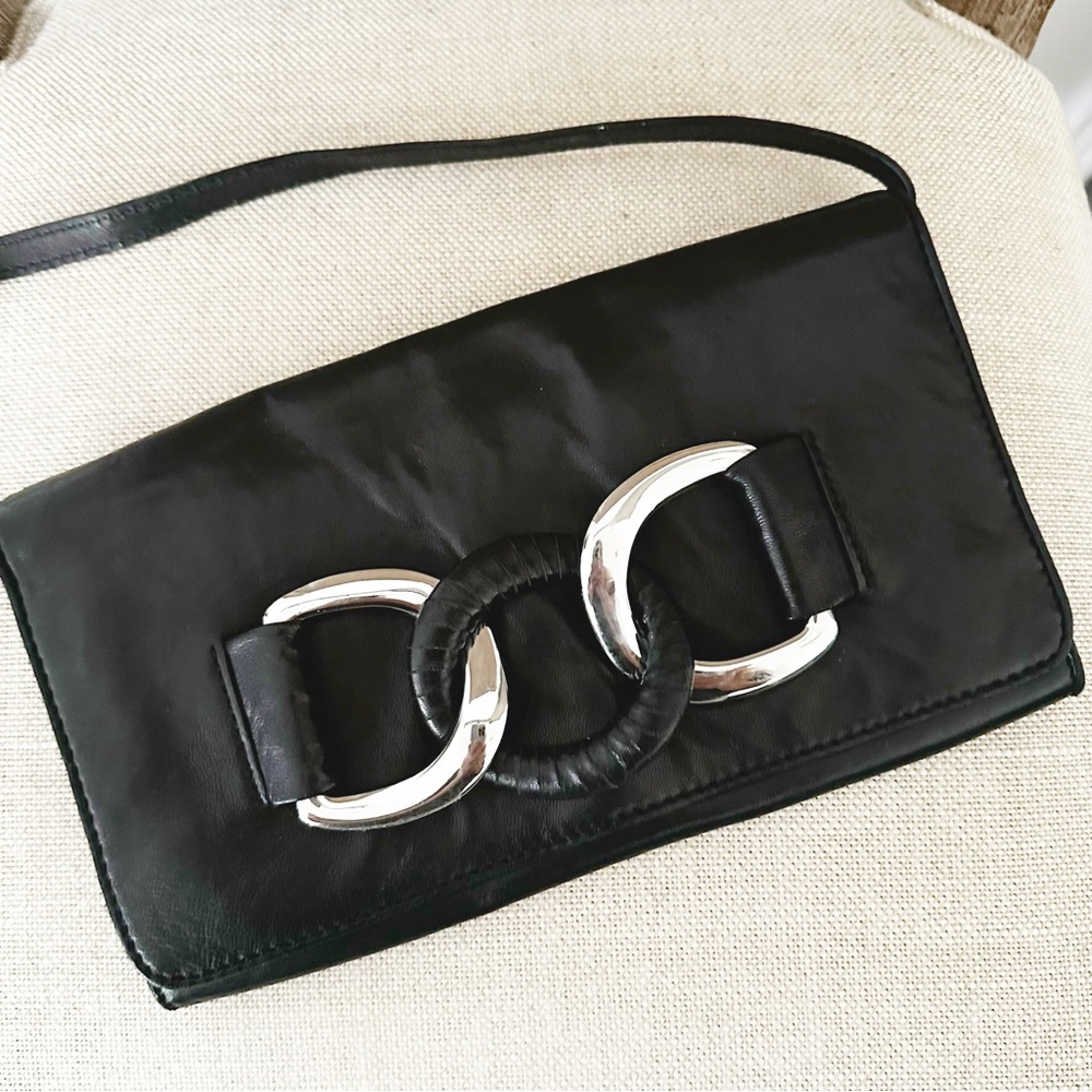 Michael Kors ID Chain Leather Clutch - Picture 10 of 12